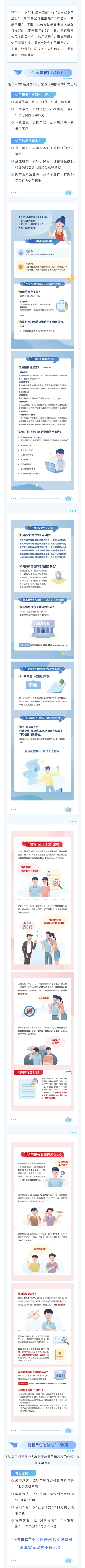 【守護(hù)信用，共贏未來】6·14信用記錄關(guān)愛日知識講堂